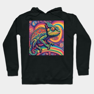 Magic Psycehdelic Chameleon Hoodie